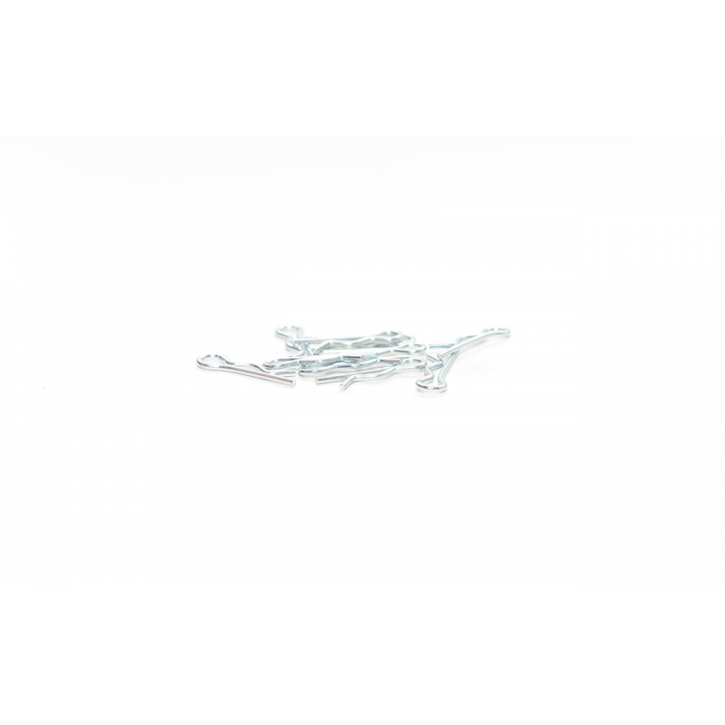 Karossiesplinte klein/silber 10 Stück