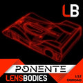 Hotrace Lens Karosserie "Ponente" unausgeschnitten *light* SONDERPREIS, noch 1x vorhanden