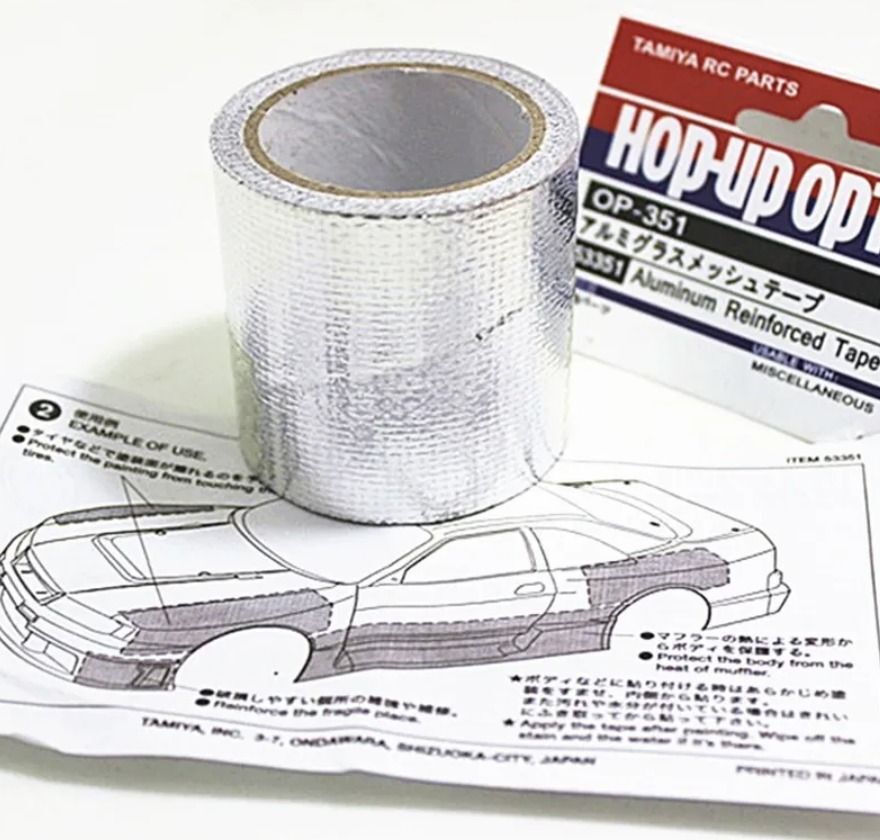 TAMIYA aluminum adhesive tape for body stiffening and repair