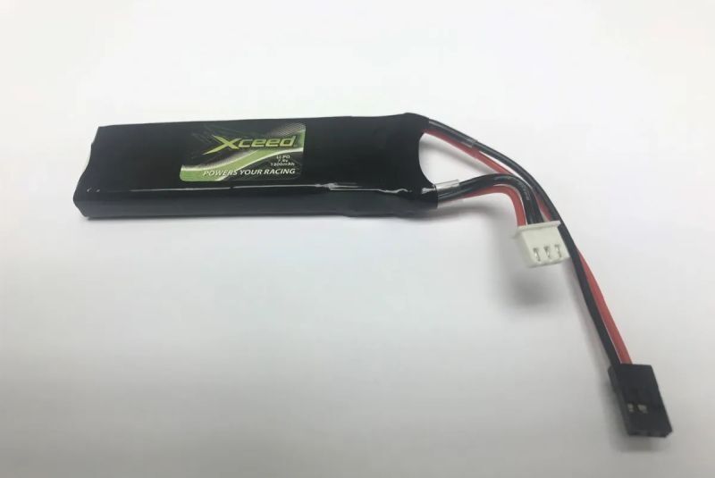 Xeed Lipo 1300mah 7,4Volt super flach mit Futaba Stecker