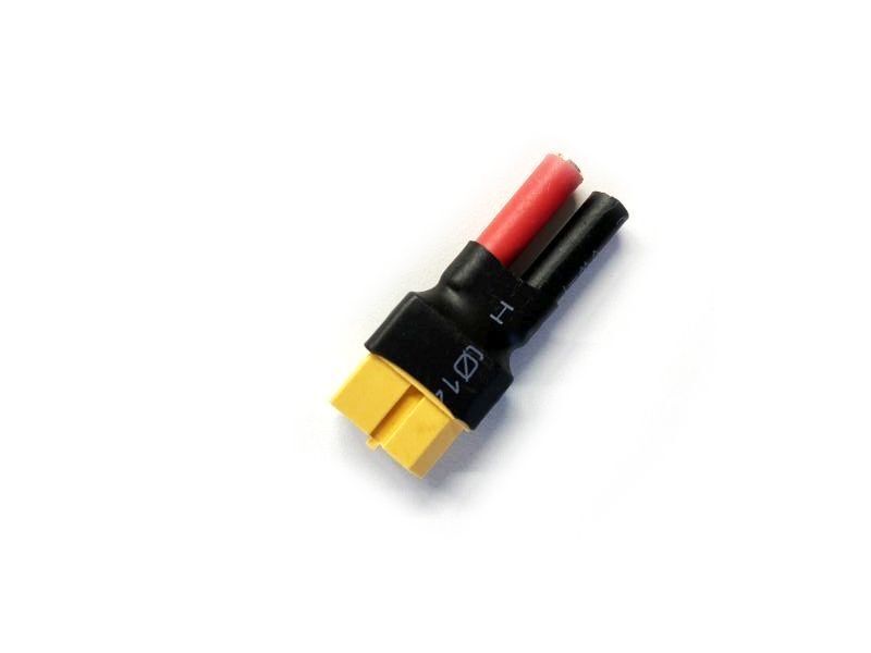 LADEADAPTER XT60 AUF 4MM BUCHSEN H-SPEED für Herakles Ladegerät