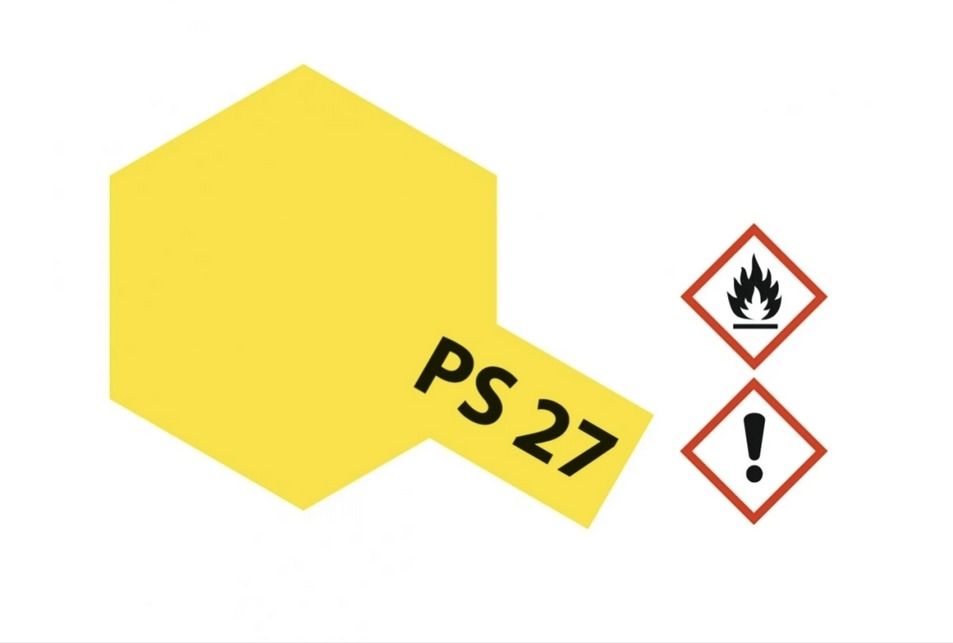 Tamiya PS-27 Lexan Spray 100ml - Farbe: Neon Gelb 100ml (100 € / Liter)