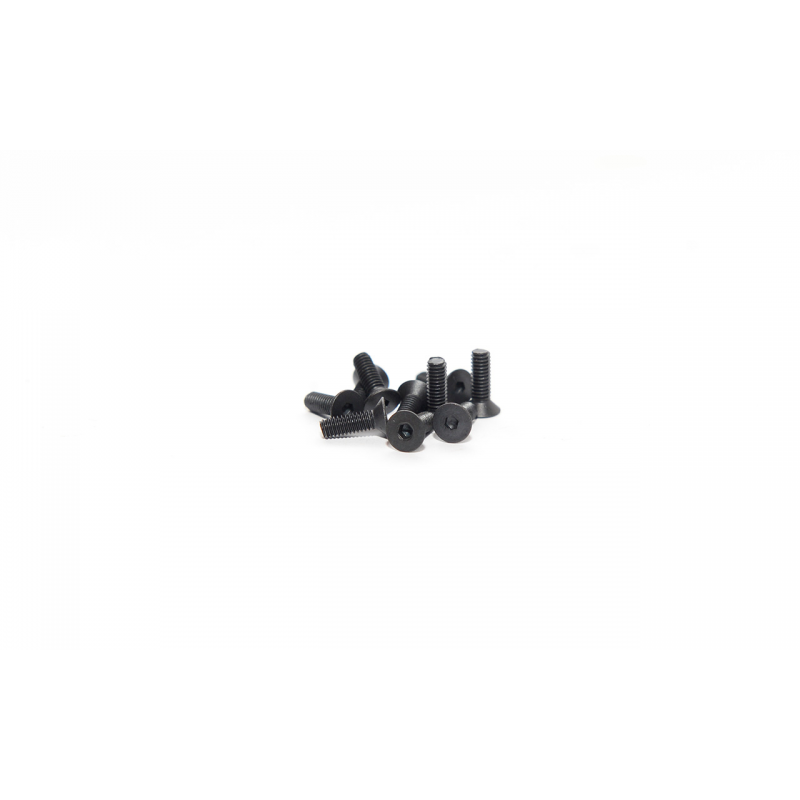 Senkkopfschraube M2,5x6mm Stahl gehärter (für Akkuträger C804 und andere) 10 Stück