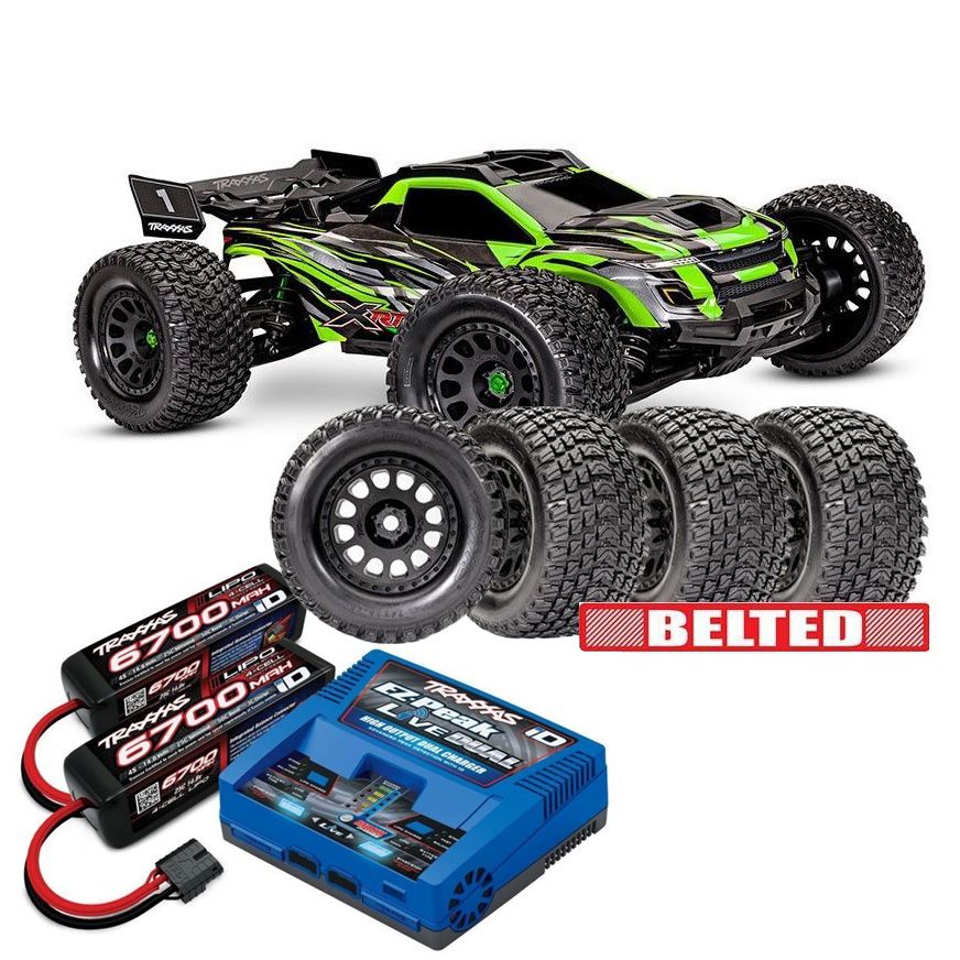 Traxxas XRT 4X4 VXL Cobra-Grün  1/7 Race-Truck  RTR Brushless Power, inkl. Akku (2x 4S), Ladegerät  + GRATIS TRX7862 REIFEN (Ausstellungsstück im Original Karton)