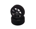SALE. nur 30 Stück ! Hotrace Moosgummireifen schwarze Felge Carbon vorne 40 Shore (Paar)